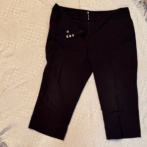 Nicole Miller Elegant Black Capris